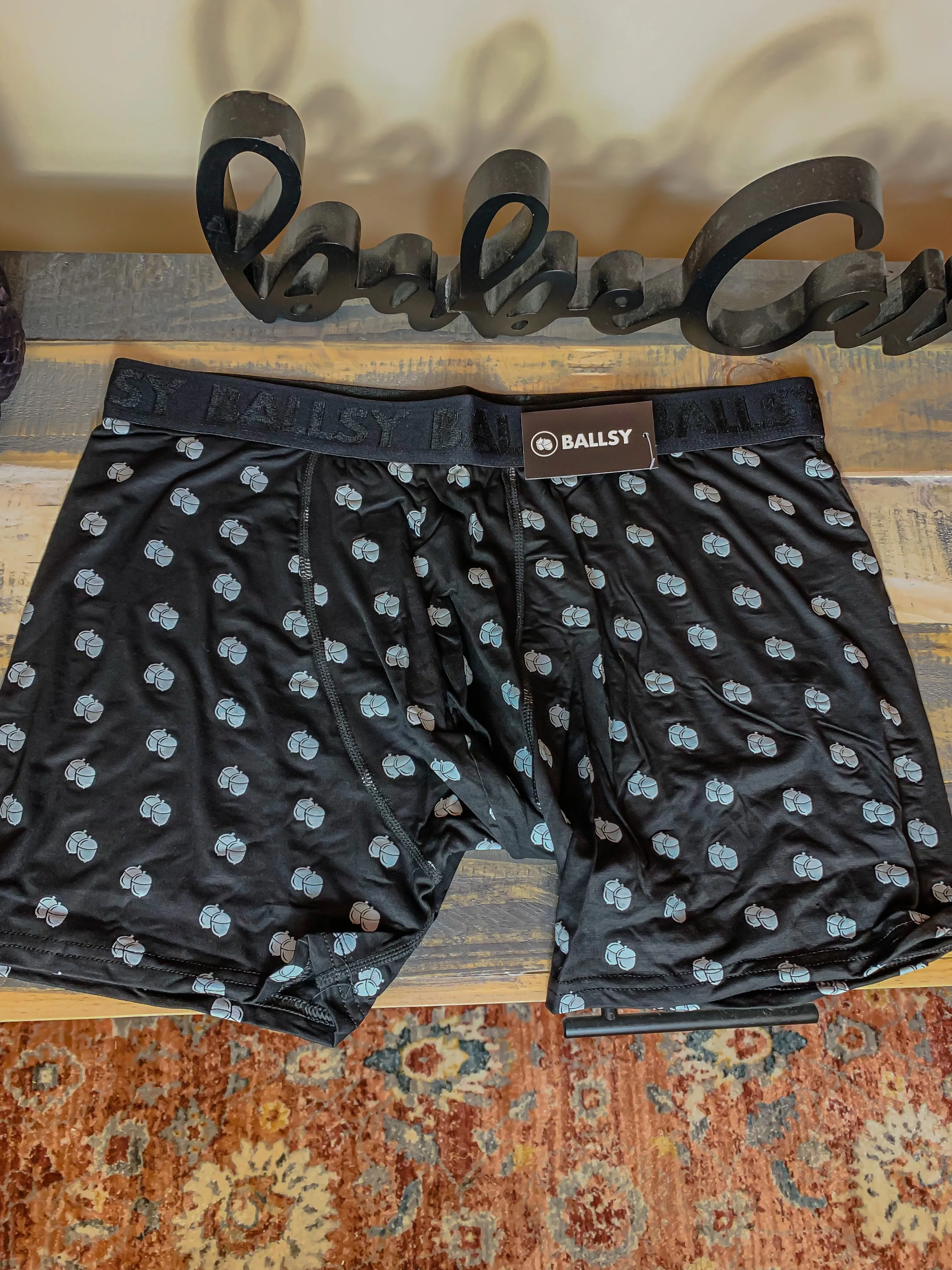 Ballsy Black Boxers