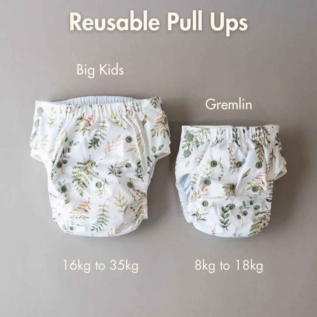 Big Kids Pull Up Reusable Nappy - Peek A Zoo