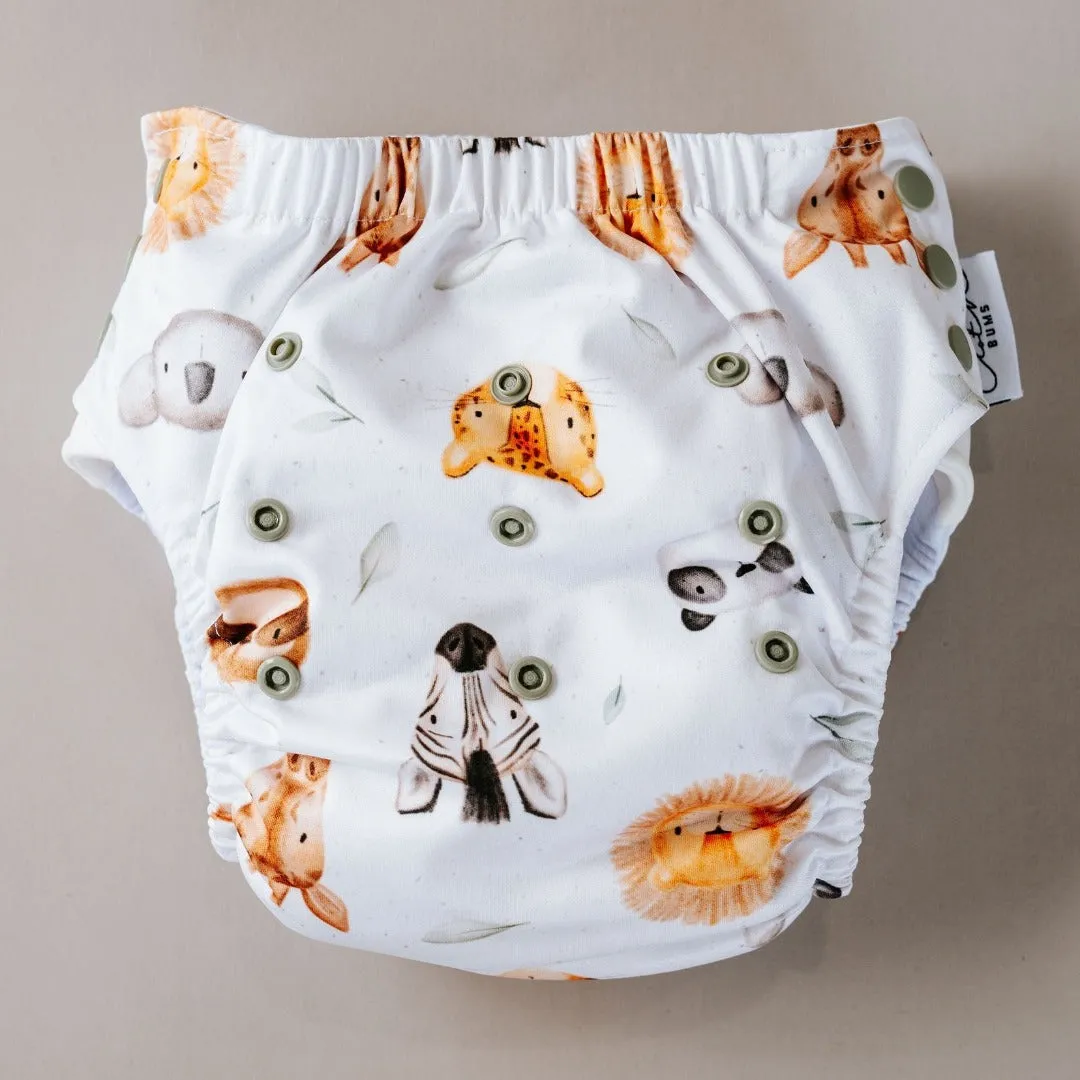Big Kids Pull Up Reusable Nappy - Peek A Zoo