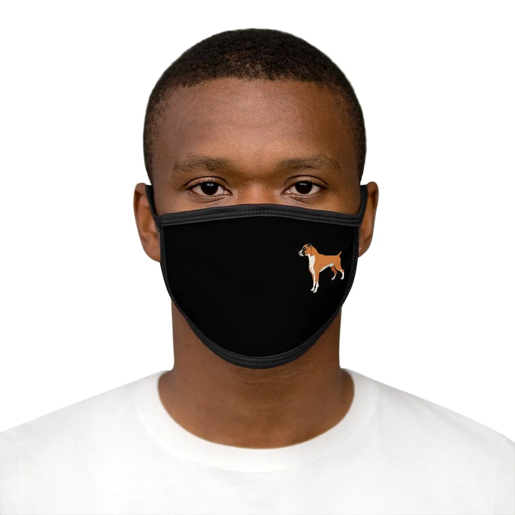 Boxer Mixed-Fabric Face Mask