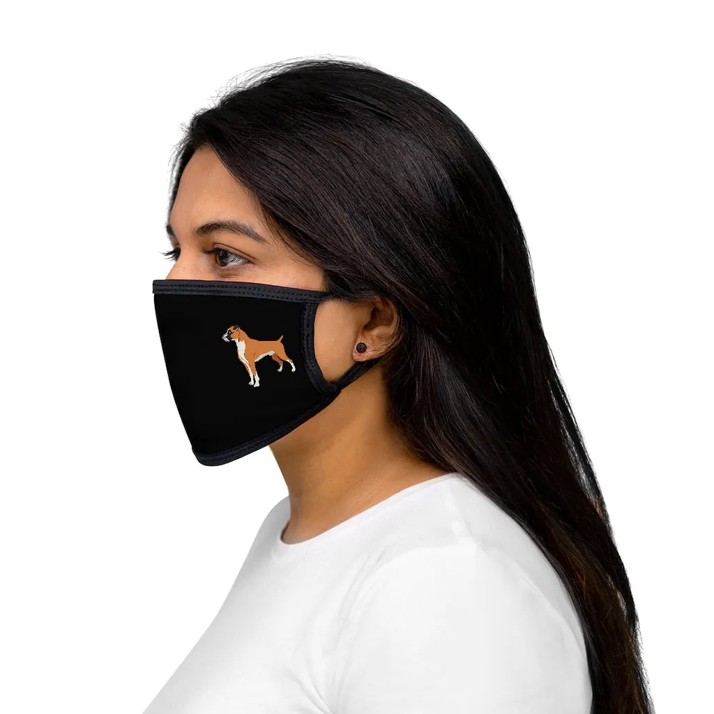 Boxer Mixed-Fabric Face Mask
