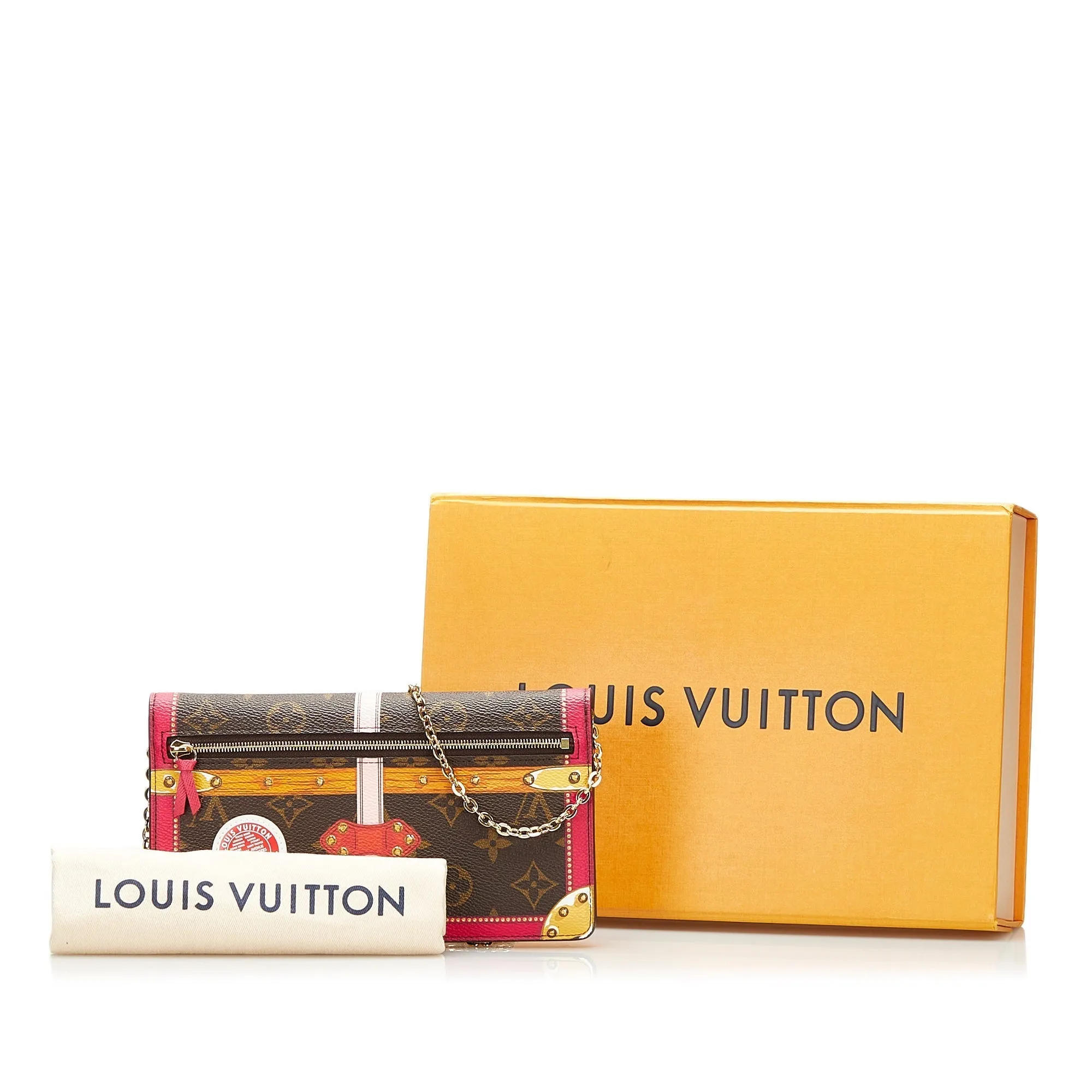 Brown Louis Vuitton Monogram Summer Trunks Pochette Crossbody Bag