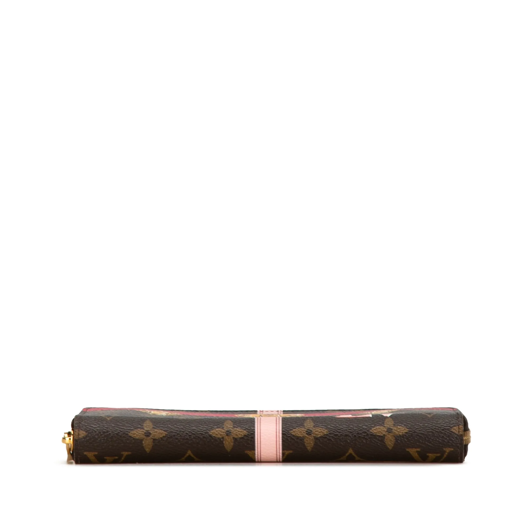Brown Louis Vuitton Monogram Summer Trunks Zippy Long Wallet