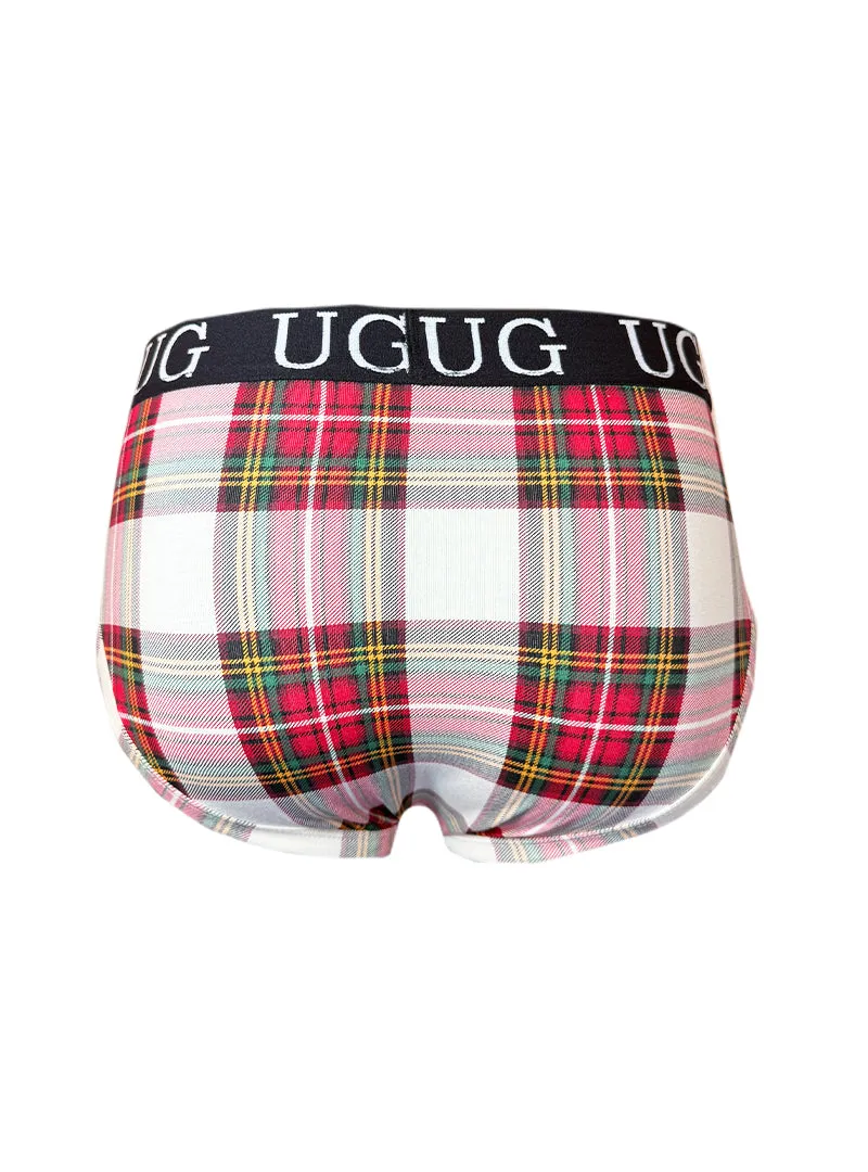 Cozy Country Style Plaids Fit Brief