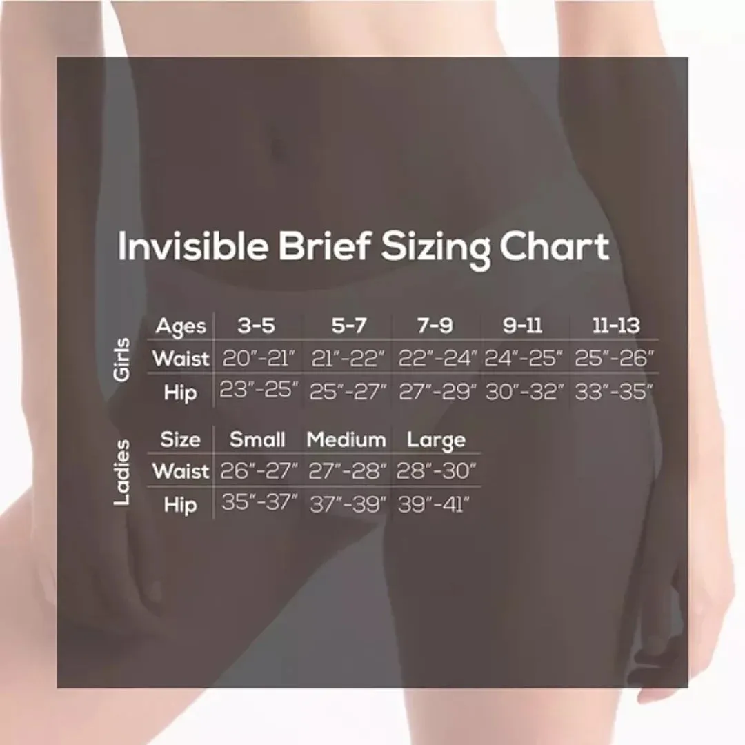 Girls Invisible High Cut Brief