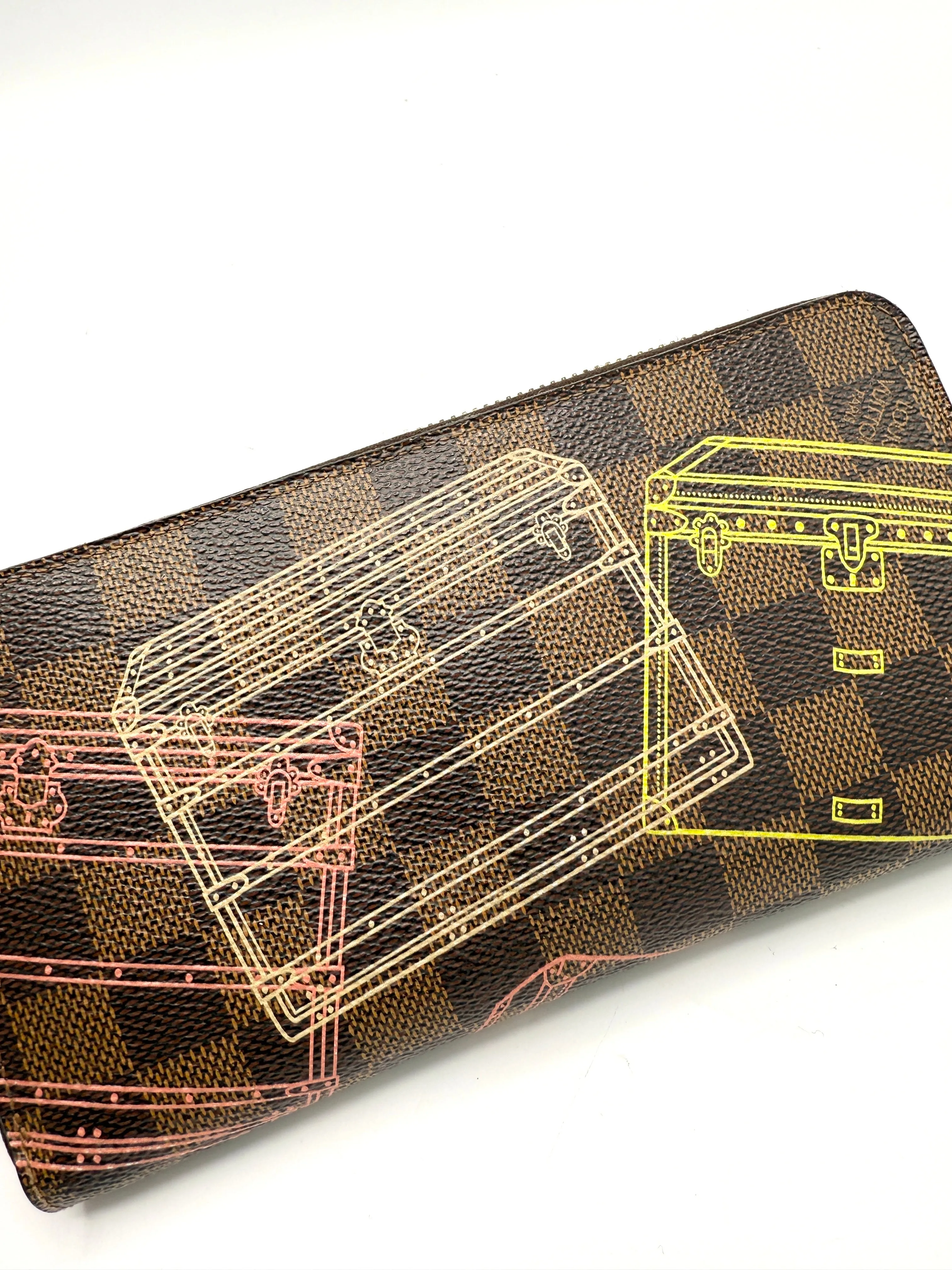 Monogram Neon Trunks Zippy Long Wallet