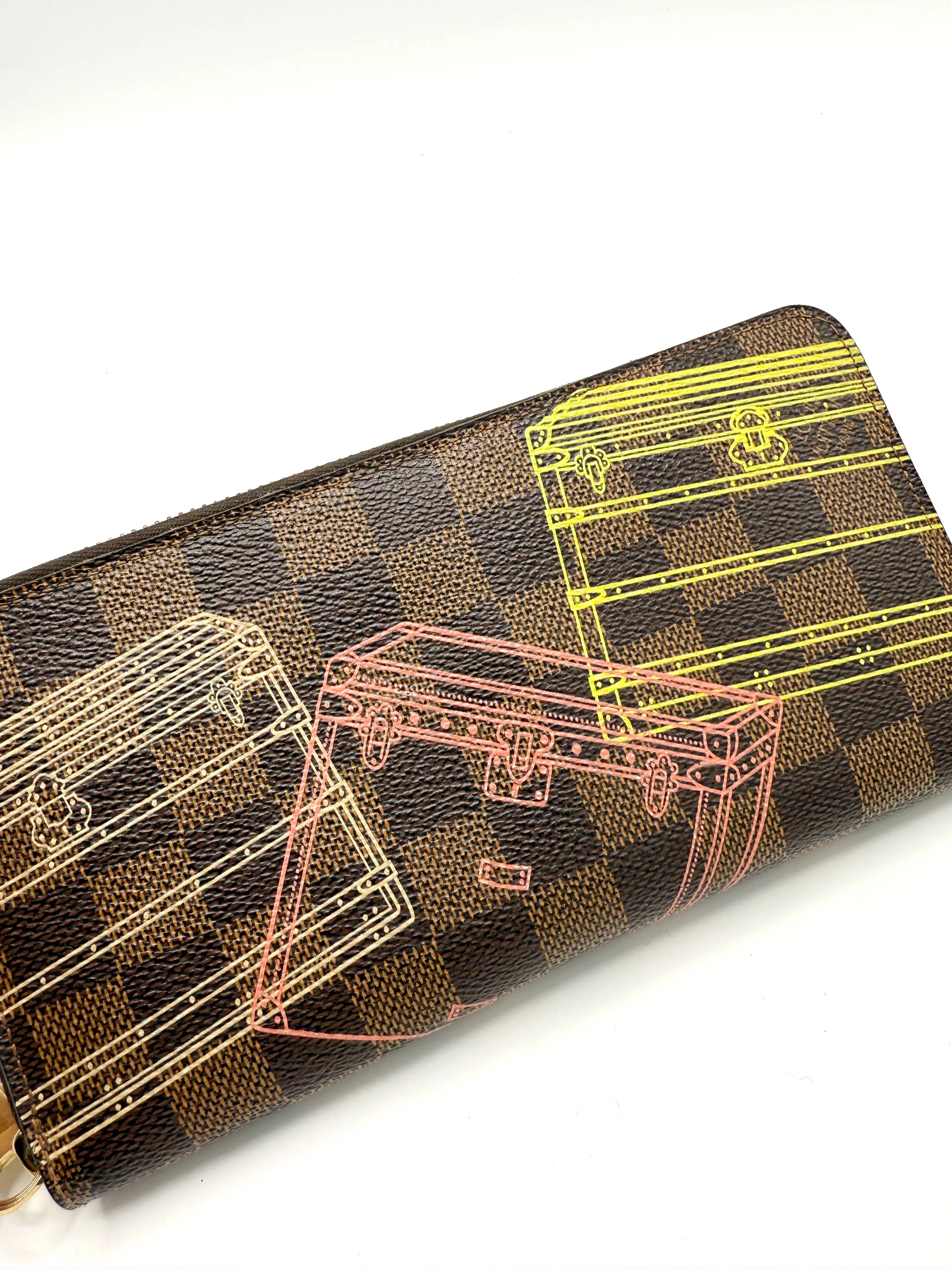 Monogram Neon Trunks Zippy Long Wallet