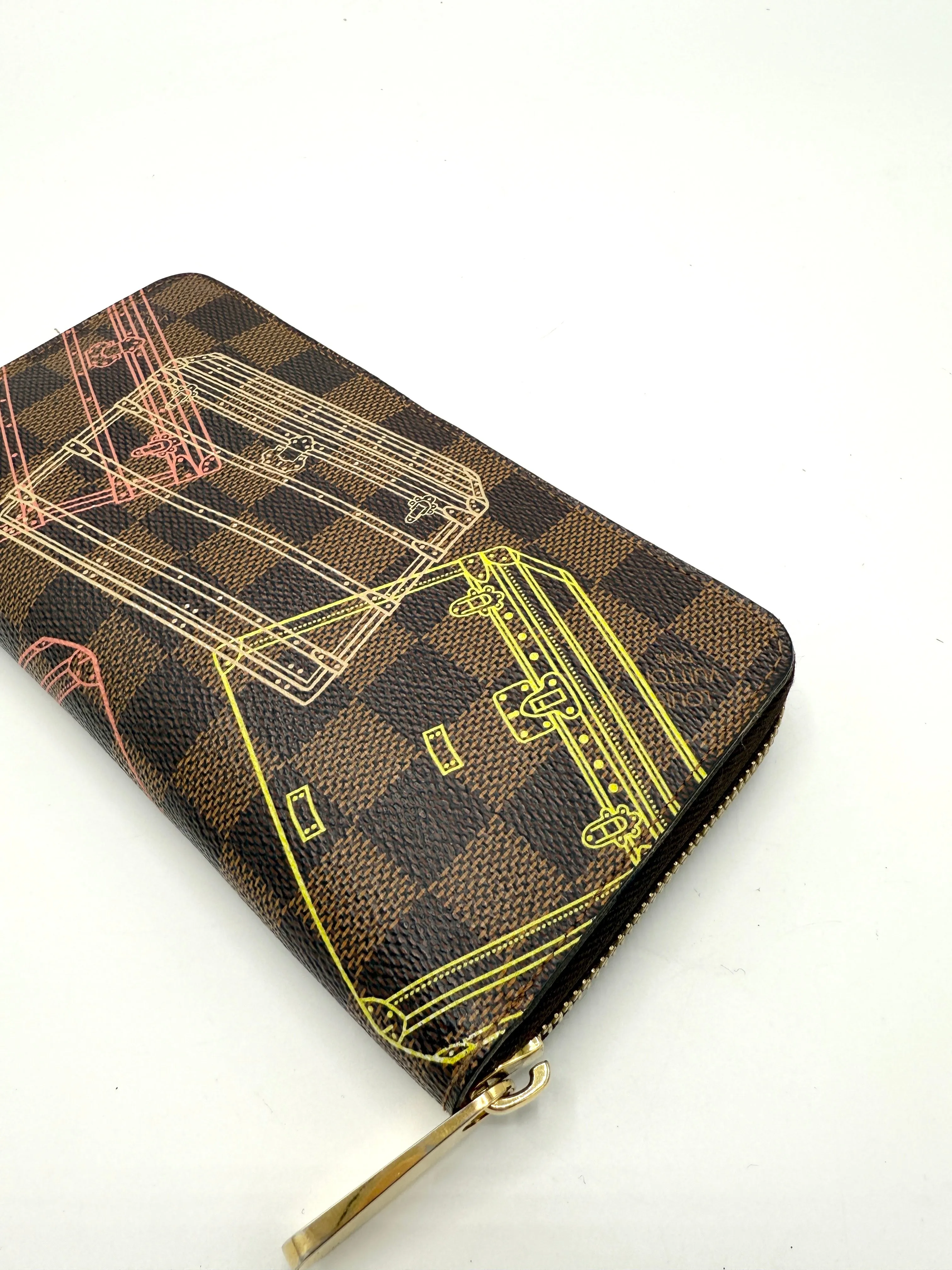 Monogram Neon Trunks Zippy Long Wallet