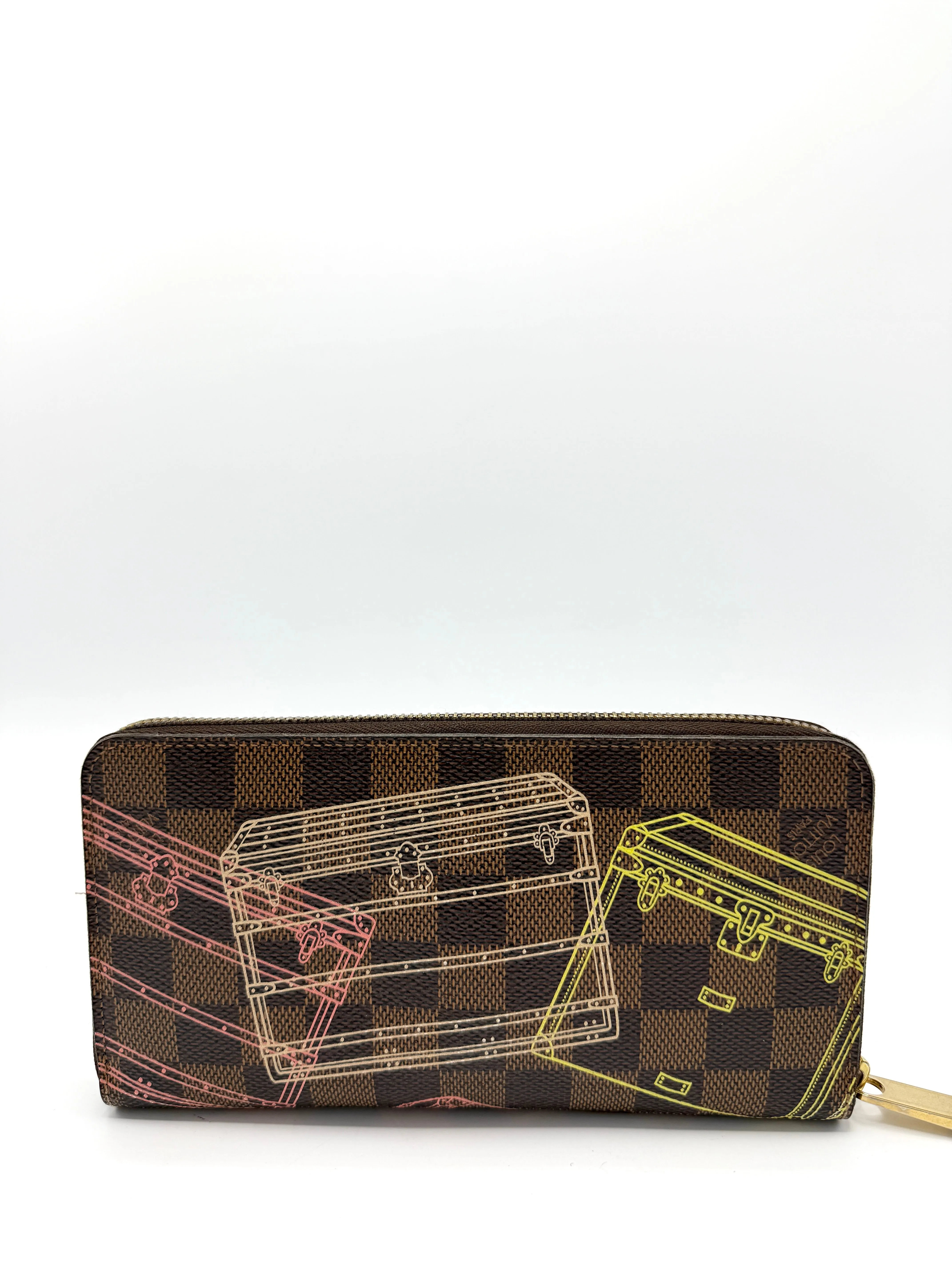 Monogram Neon Trunks Zippy Long Wallet