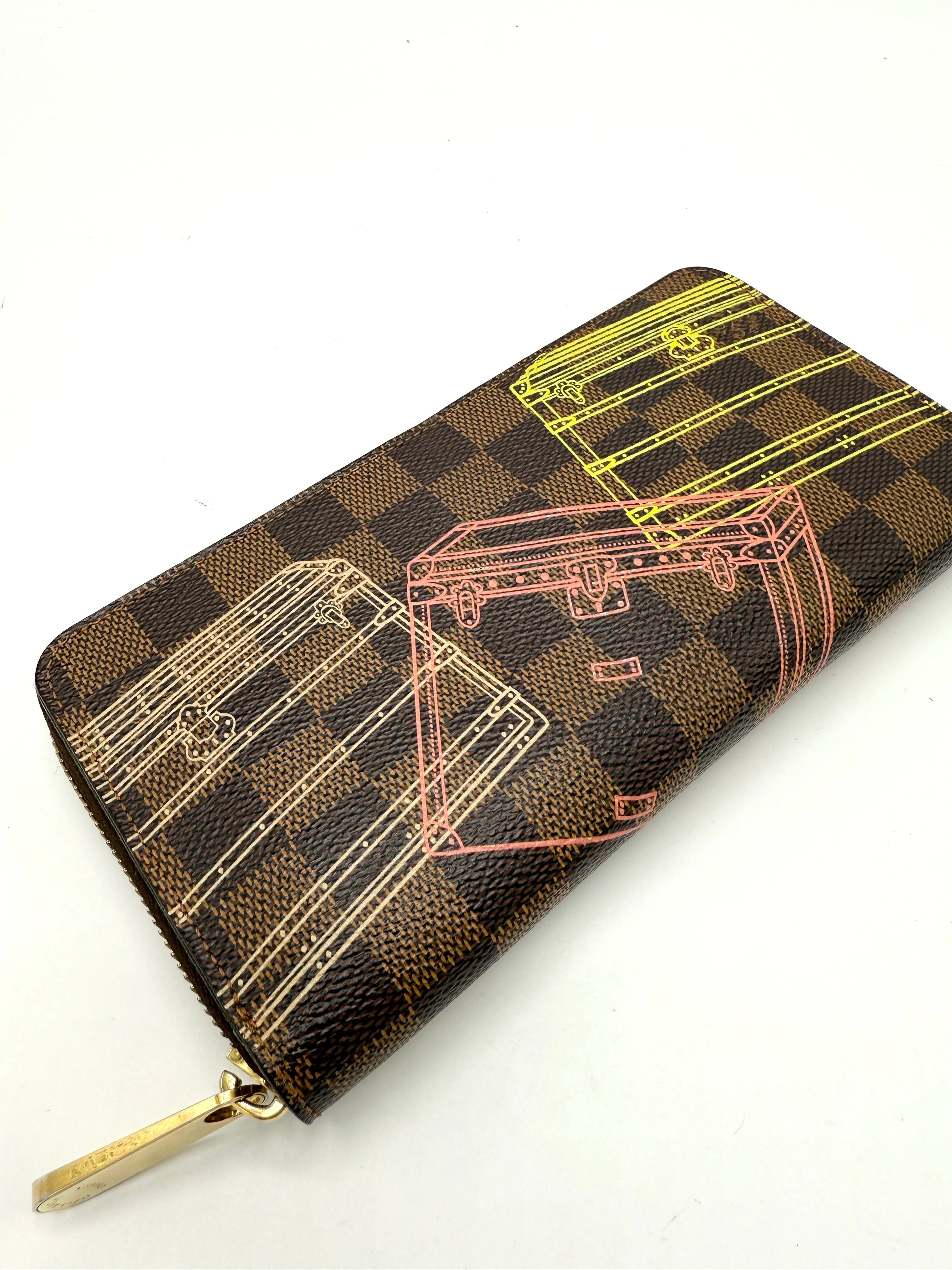Monogram Neon Trunks Zippy Long Wallet