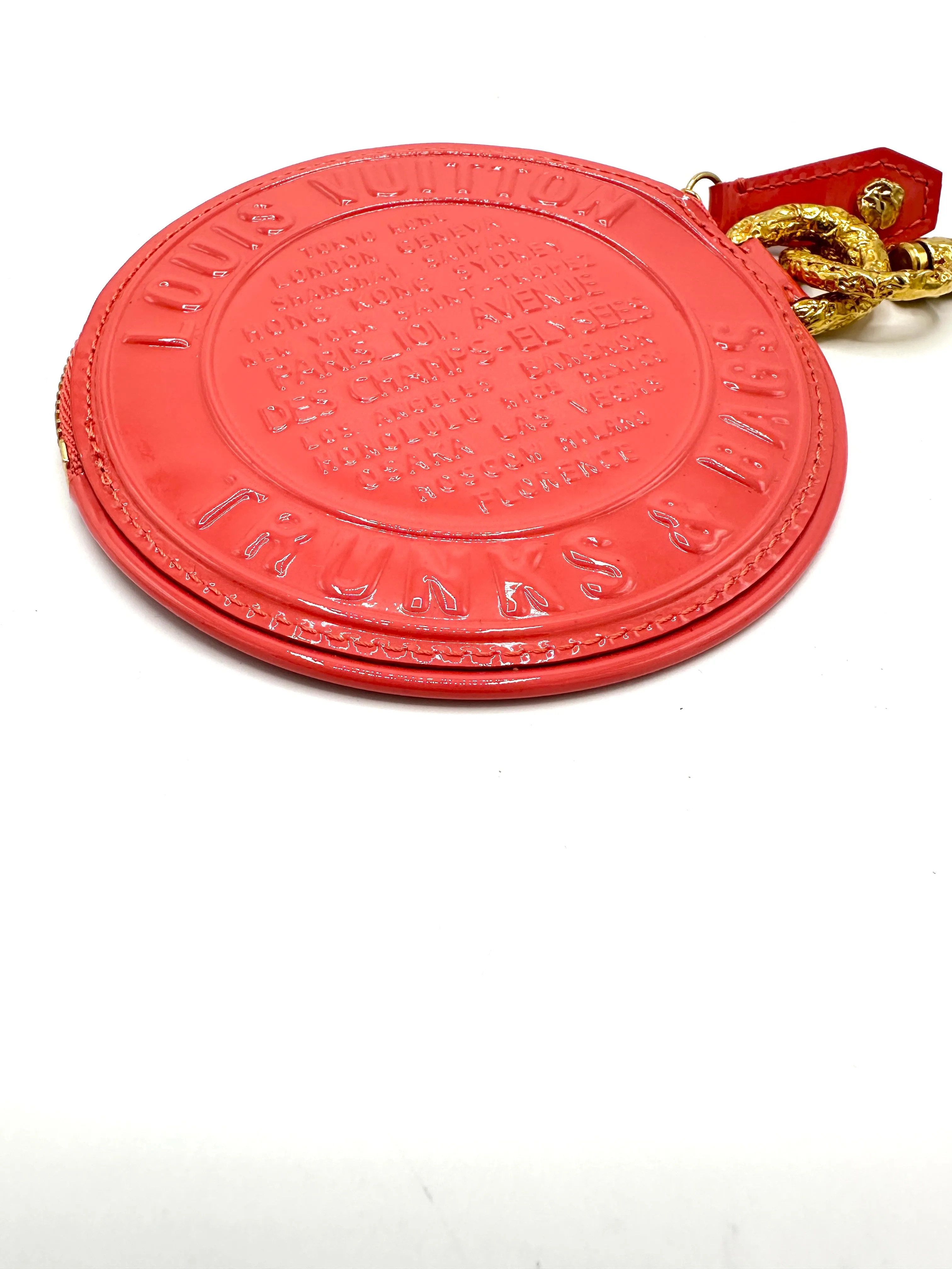 Pink Patent Trunks & Bags XL Key Charm
