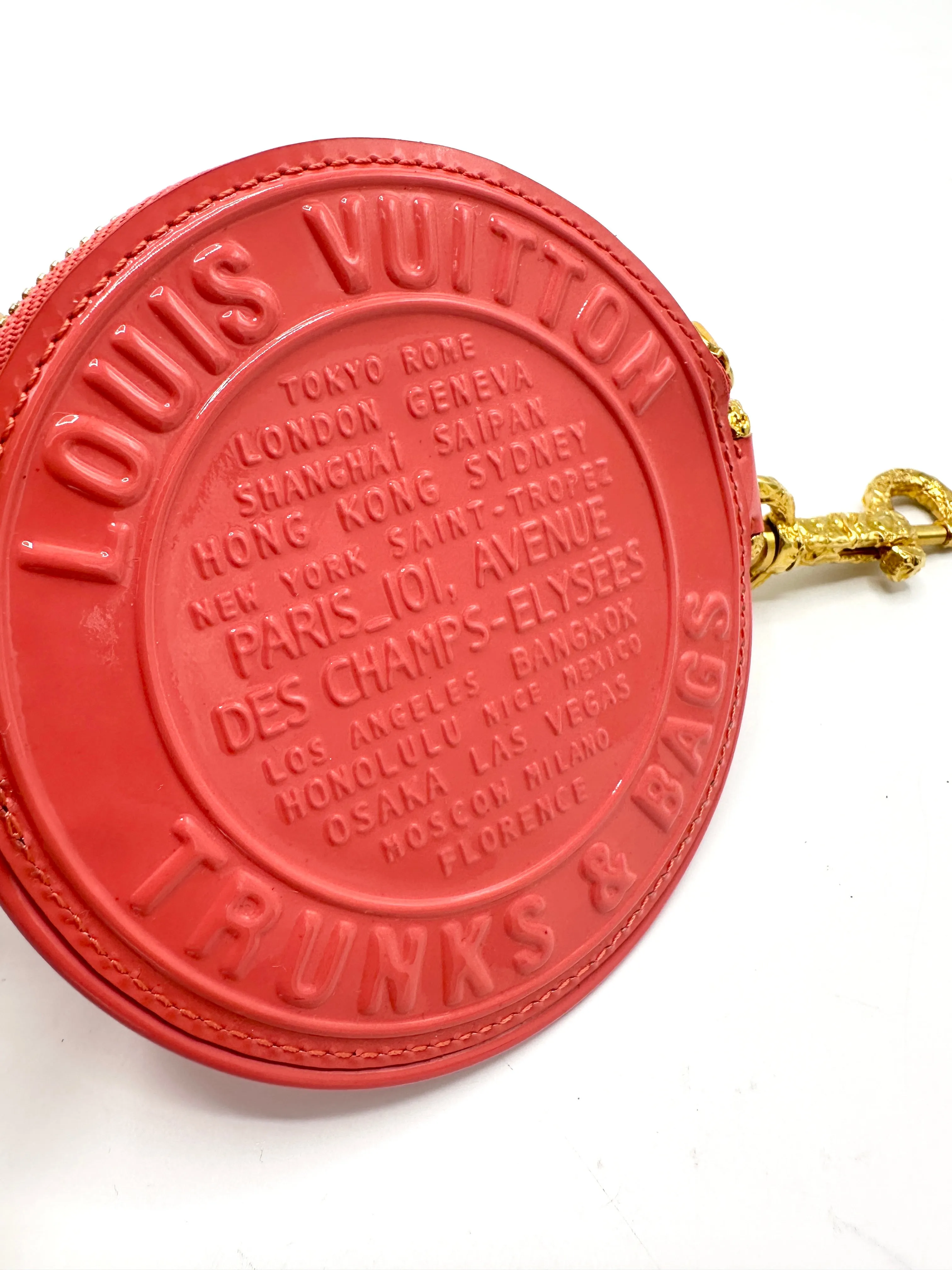 Pink Patent Trunks & Bags XL Key Charm