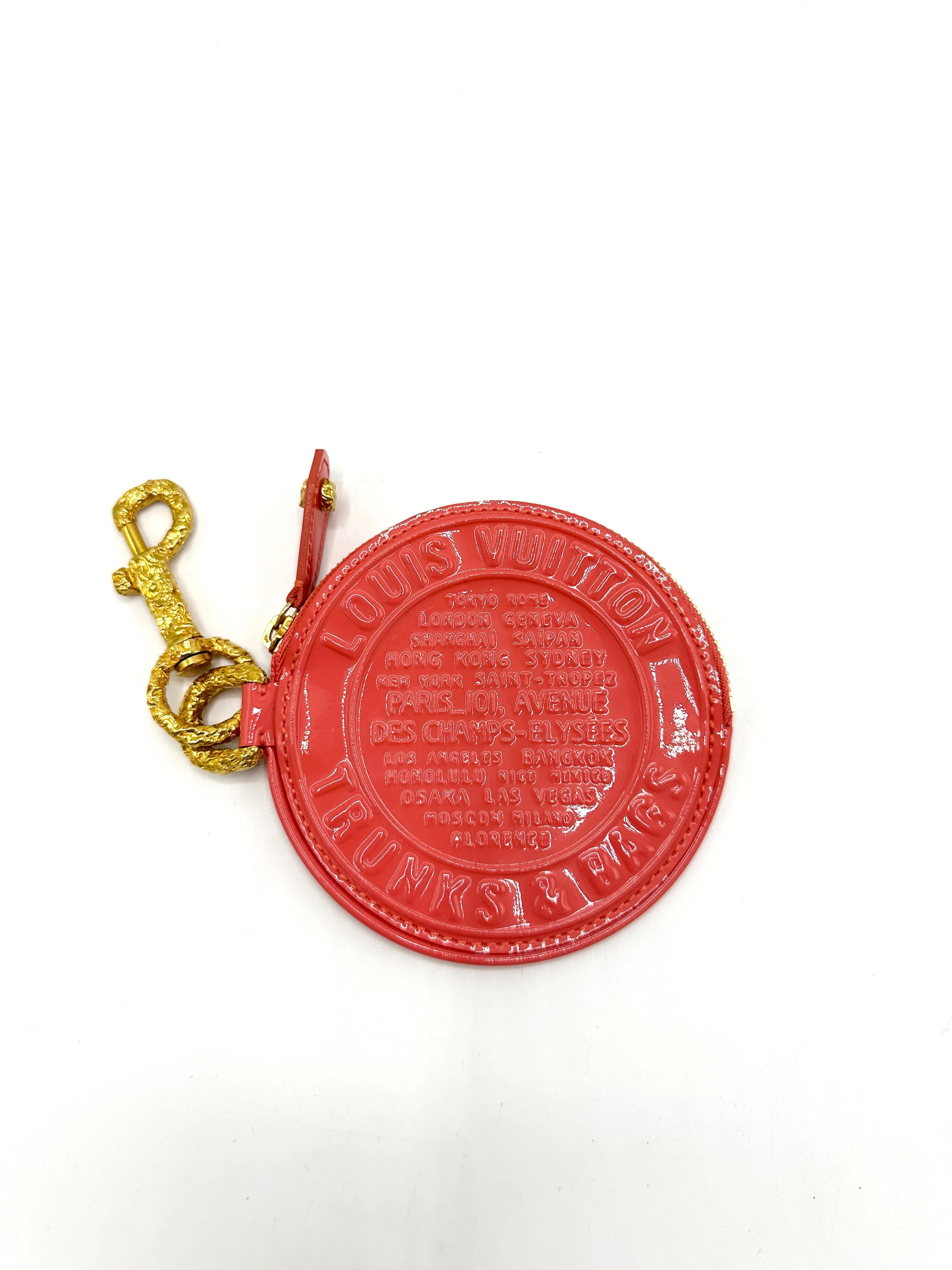 Pink Patent Trunks & Bags XL Key Charm