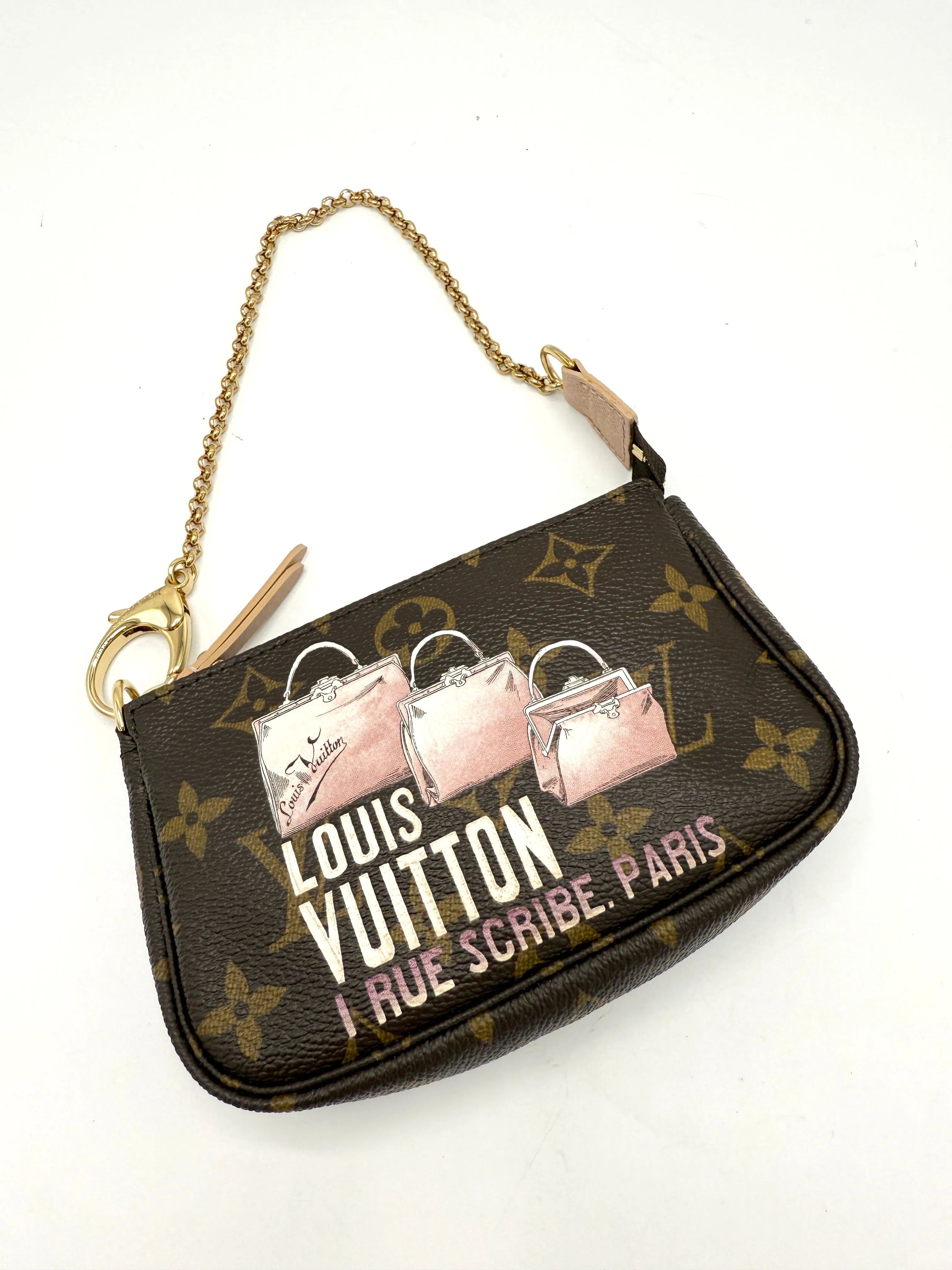 Pink Trunks Monogram Mini Pochette
