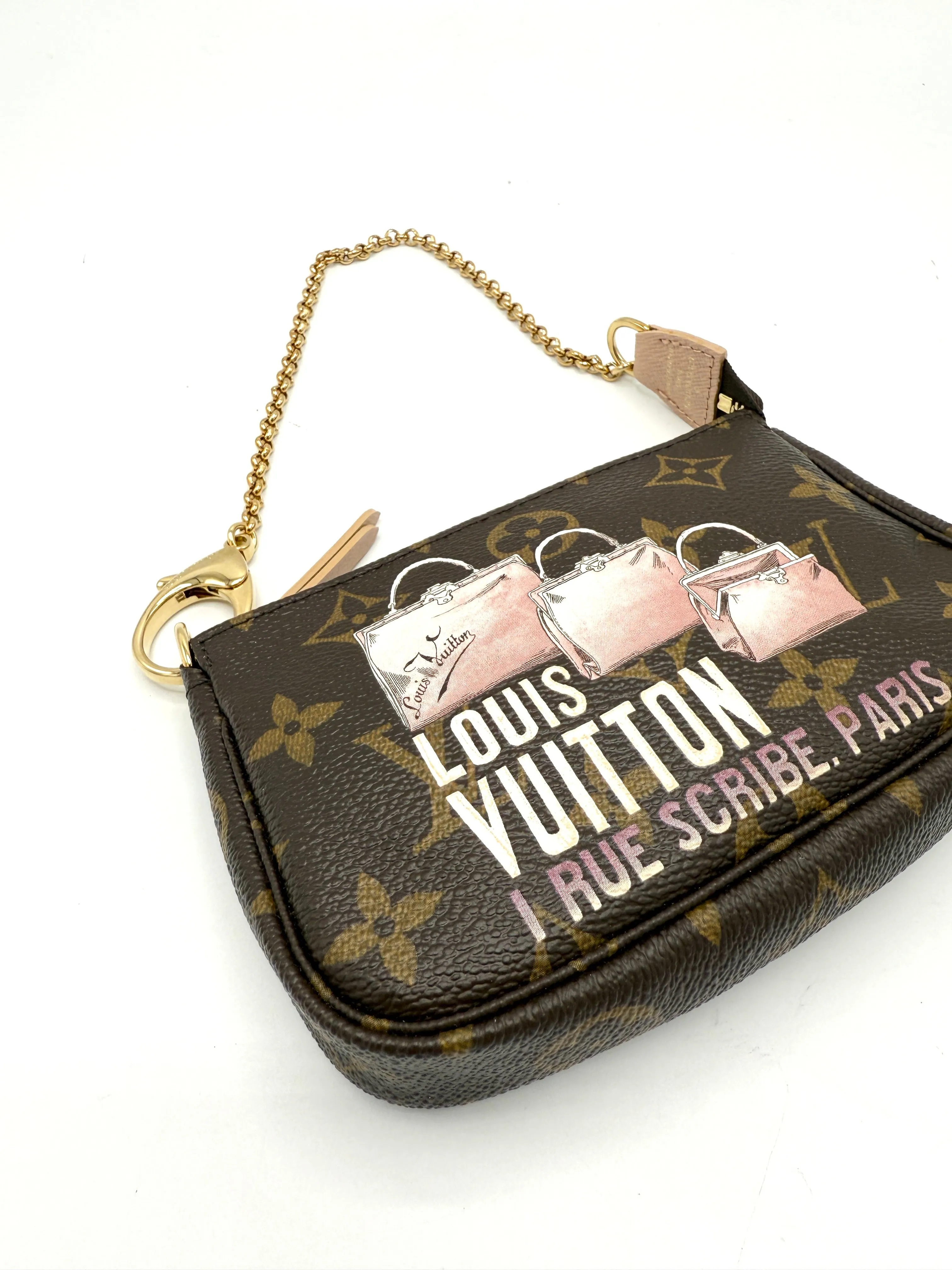 Pink Trunks Monogram Mini Pochette