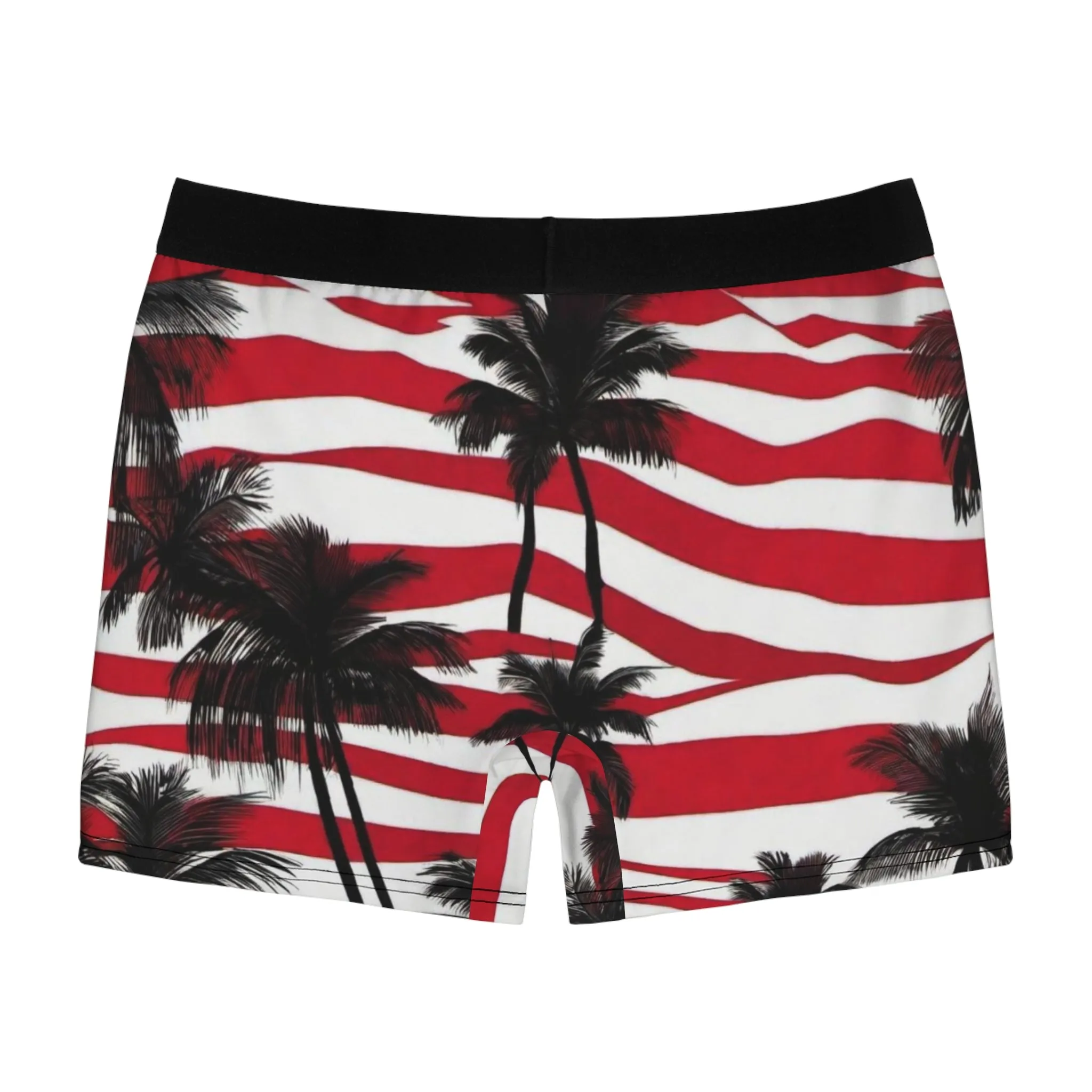 Red White & Palm Men's Boxer Briefs