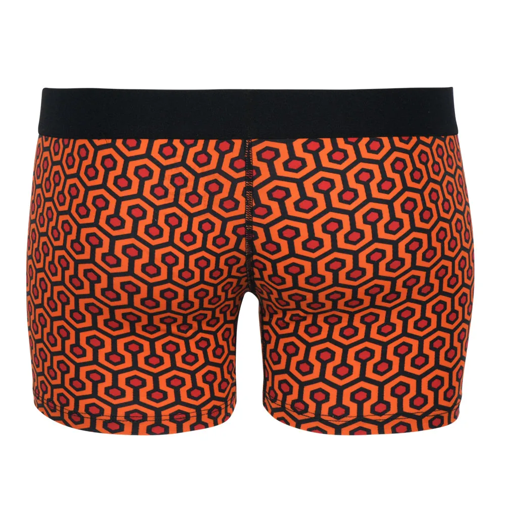 SHEATH Women's Orange Hex Boxer Brief