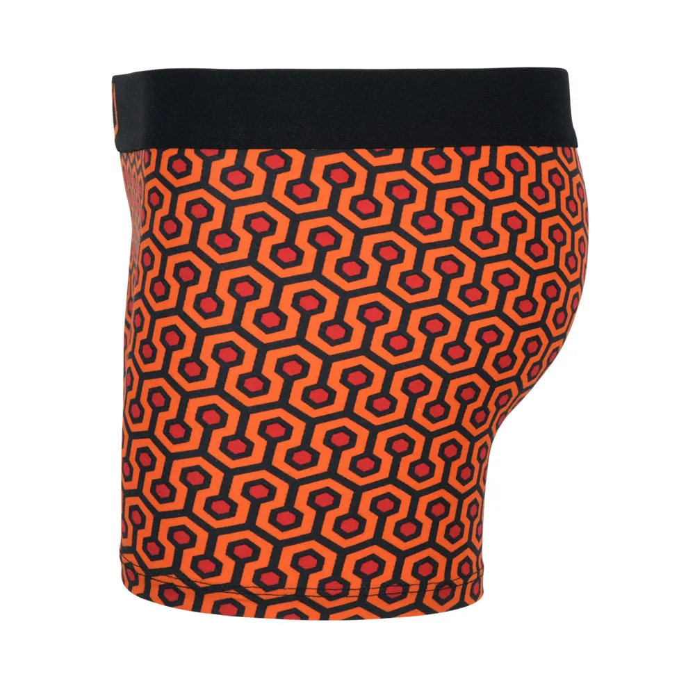SHEATH Women's Orange Hex Boxer Brief
