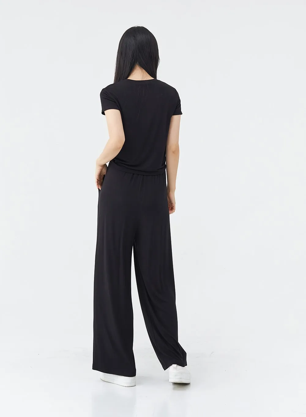 Span Crop T and Training Pants Set OG08