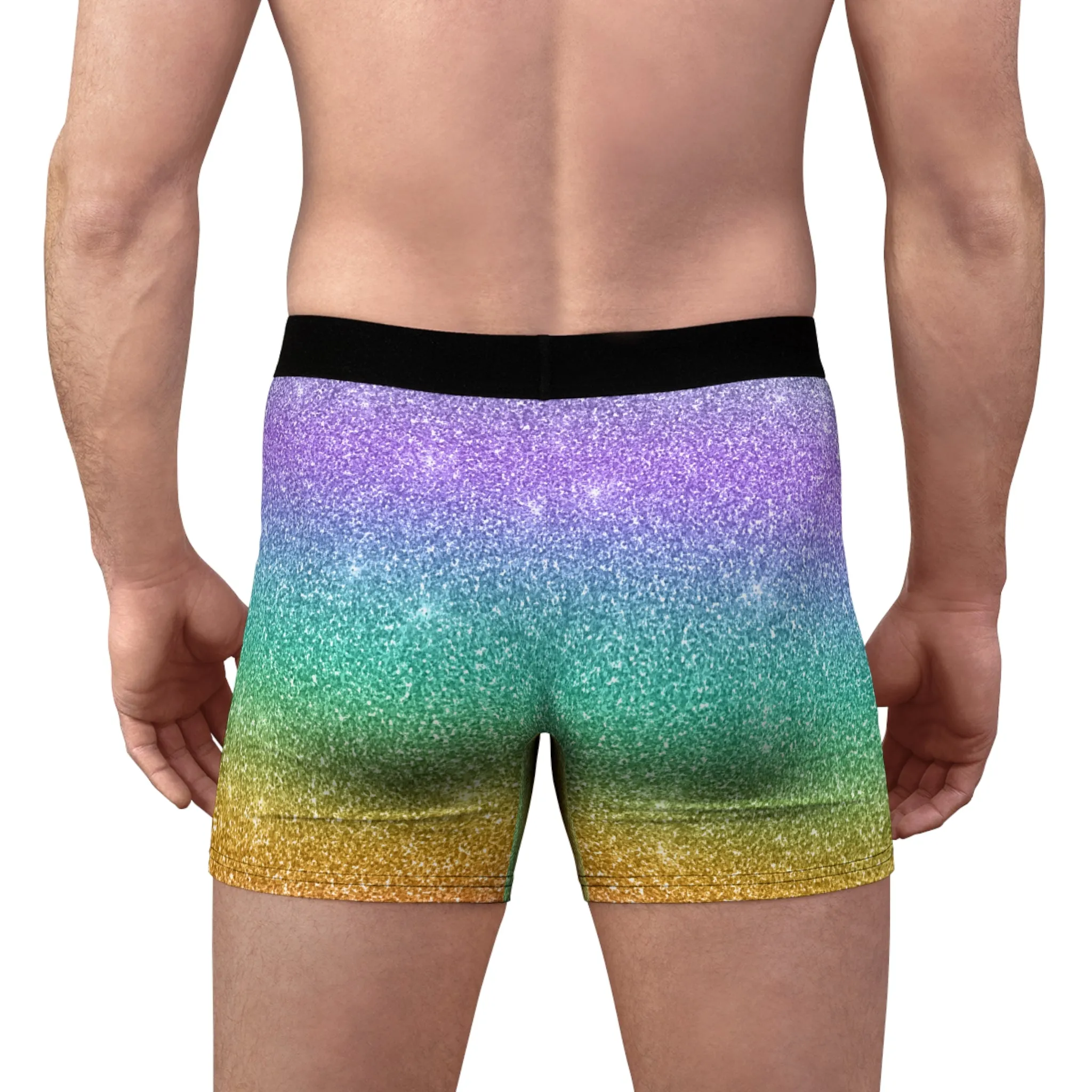 Tropical Sunset Glitz Men's Boxer Briefs