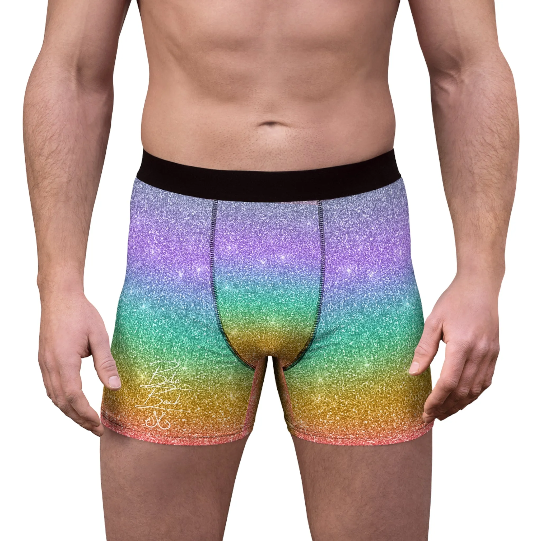 Tropical Sunset Glitz Men's Boxer Briefs