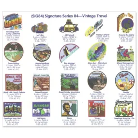 Vintage Travel Embroidery CD by Cactus Punch