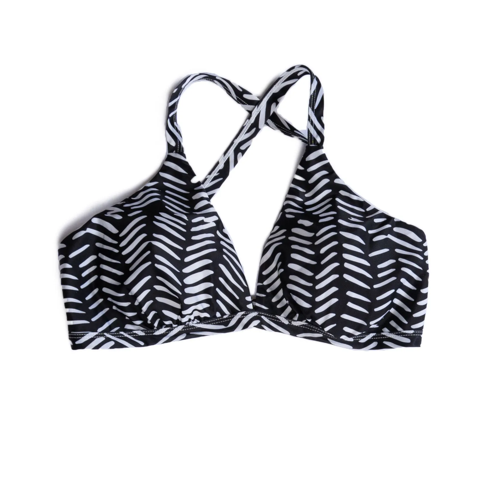 Women's Vintage Bikini Top: Tribal
